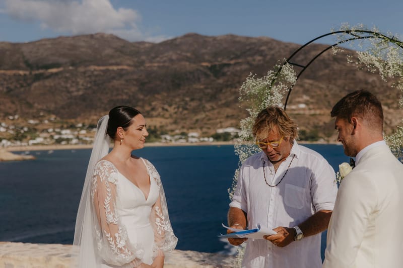 Rosie & Jordan Wedding in Ios Island