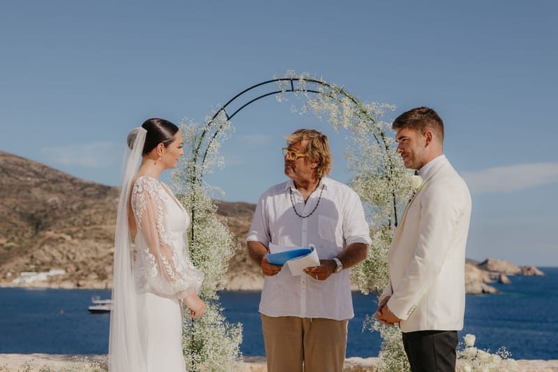 Rosie & Jordan Wedding in Ios Island