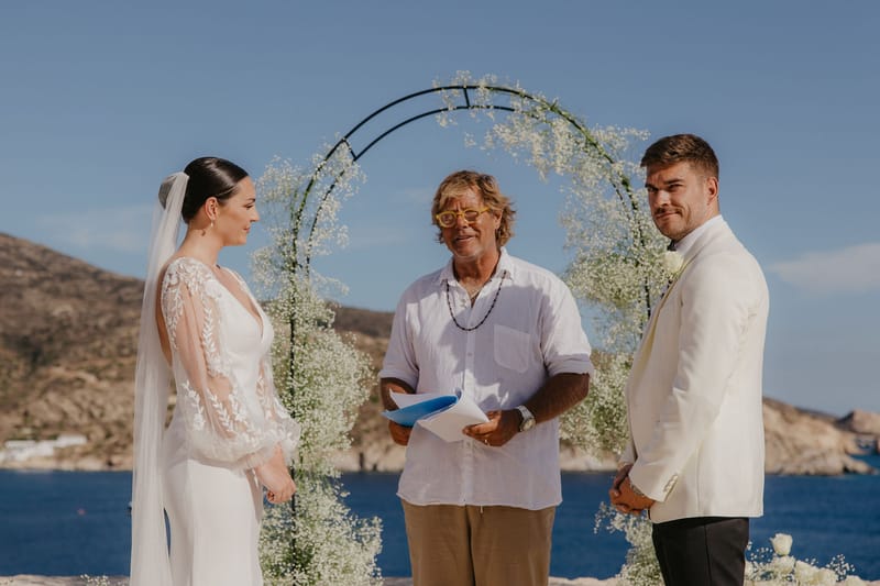 Rosie & Jordan Wedding in Ios Island