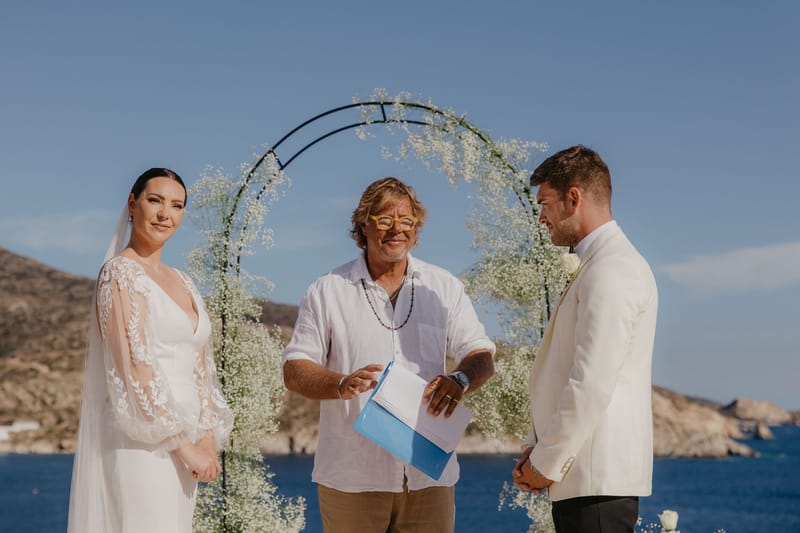 Rosie & Jordan Wedding in Ios Island