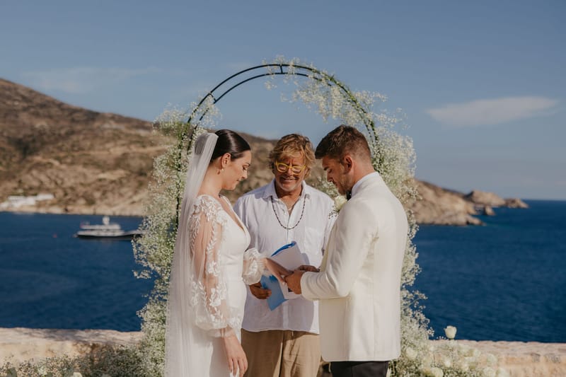 Rosie & Jordan Wedding in Ios Island