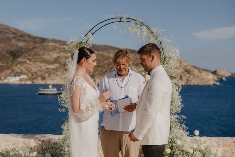 Rosie & Jordan Wedding in Ios Island