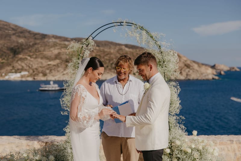 Rosie & Jordan Wedding in Ios Island