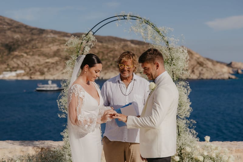 Rosie & Jordan Wedding in Ios Island