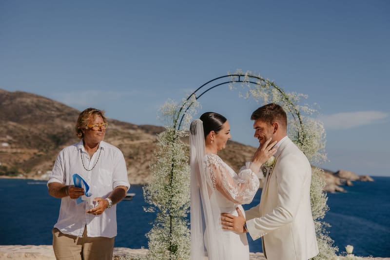 Rosie & Jordan Wedding in Ios Island