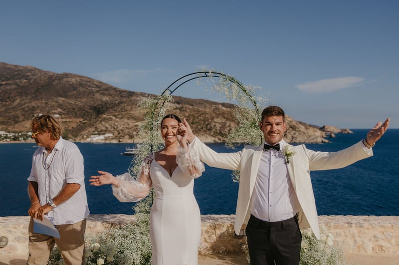 Rosie & Jordan Wedding in Ios Island