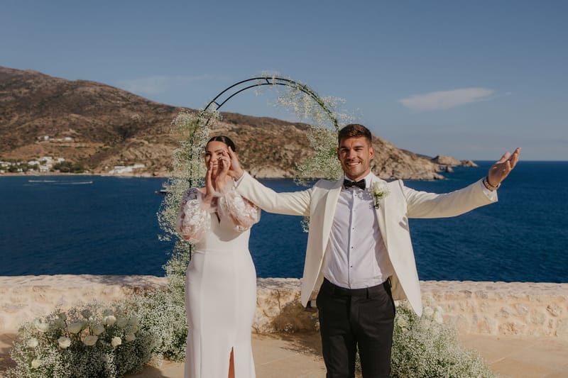 Rosie & Jordan Wedding in Ios Island