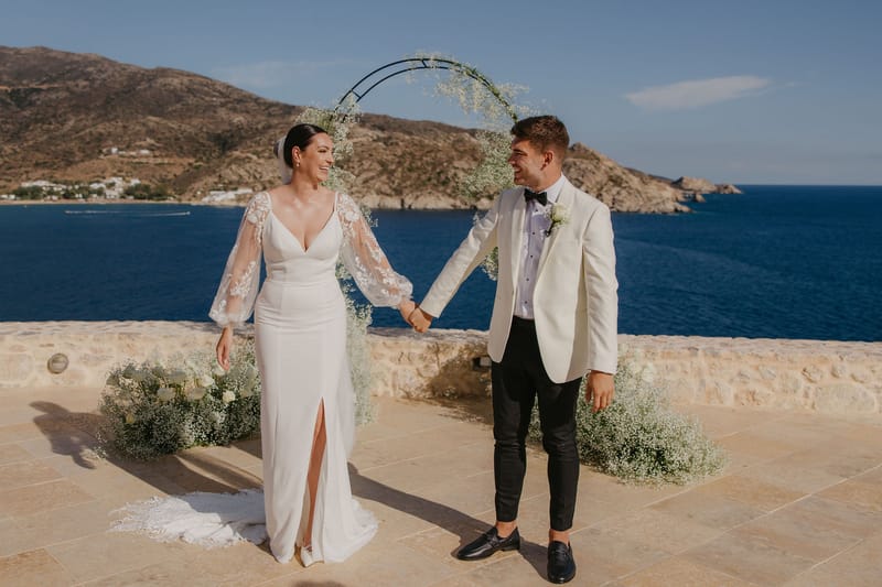 Rosie & Jordan Wedding in Ios Island