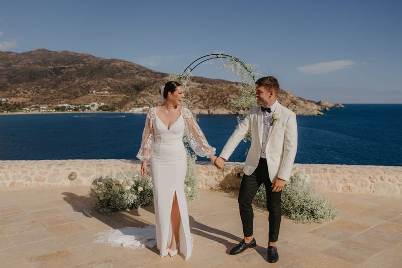 Rosie & Jordan Wedding in Ios Island