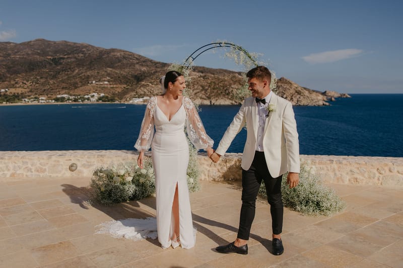 Rosie & Jordan Wedding in Ios Island