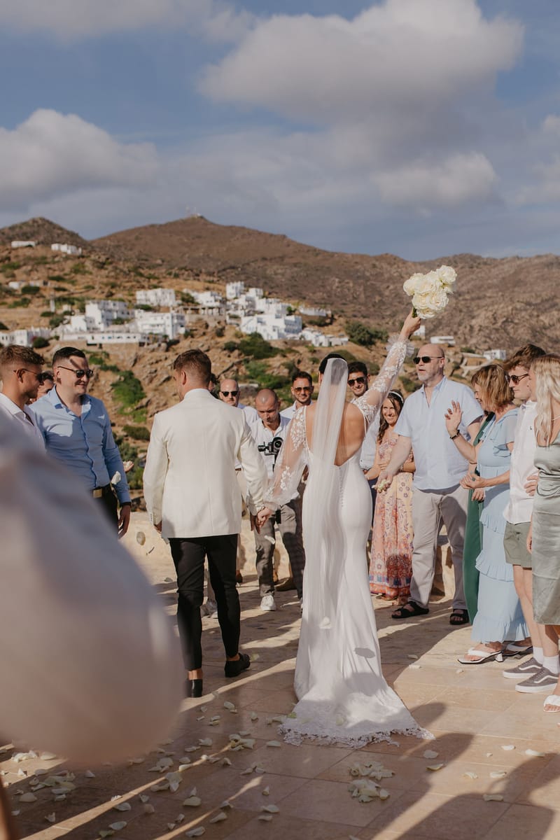 Rosie & Jordan Wedding in Ios Island