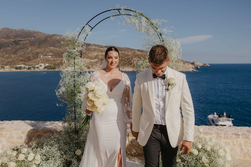Rosie & Jordan Wedding in Ios Island