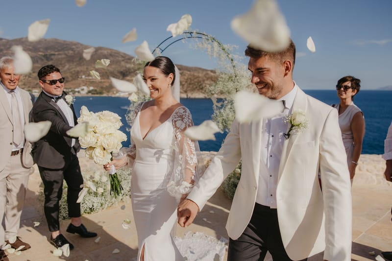 Rosie & Jordan Wedding in Ios Island