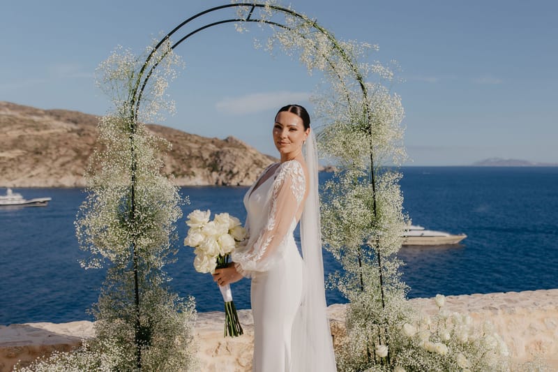 Rosie & Jordan Wedding in Ios Island
