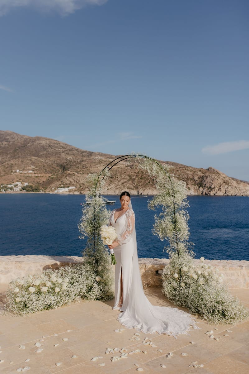Rosie & Jordan Wedding in Ios Island