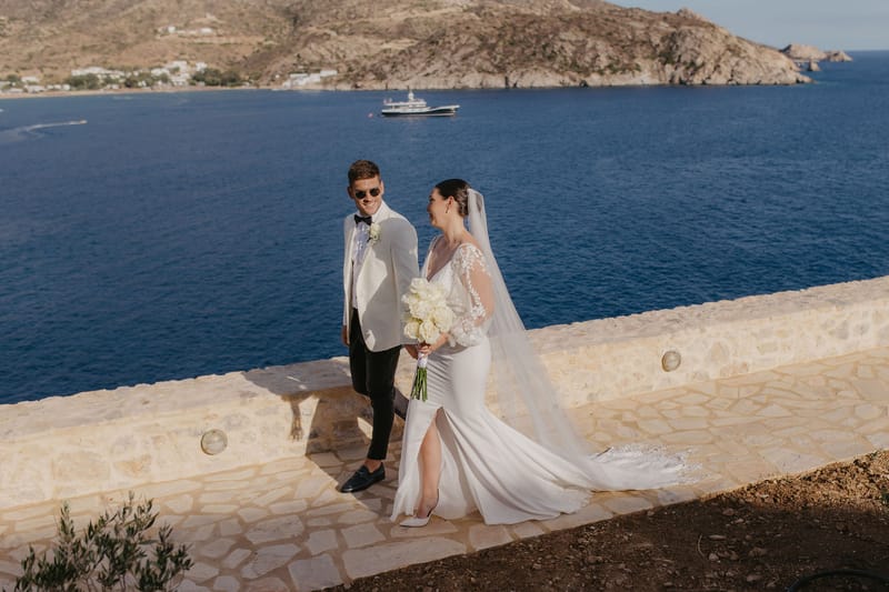 Rosie & Jordan Wedding in Ios Island