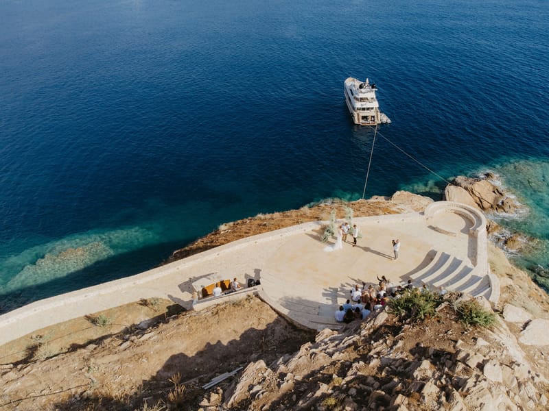 Rosie & Jordan Wedding in Ios Island