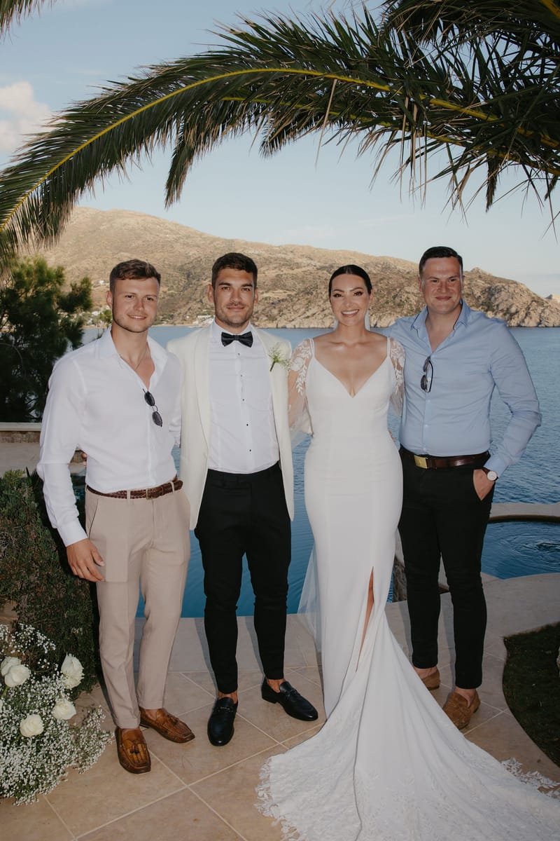 Rosie & Jordan Wedding in Ios Island
