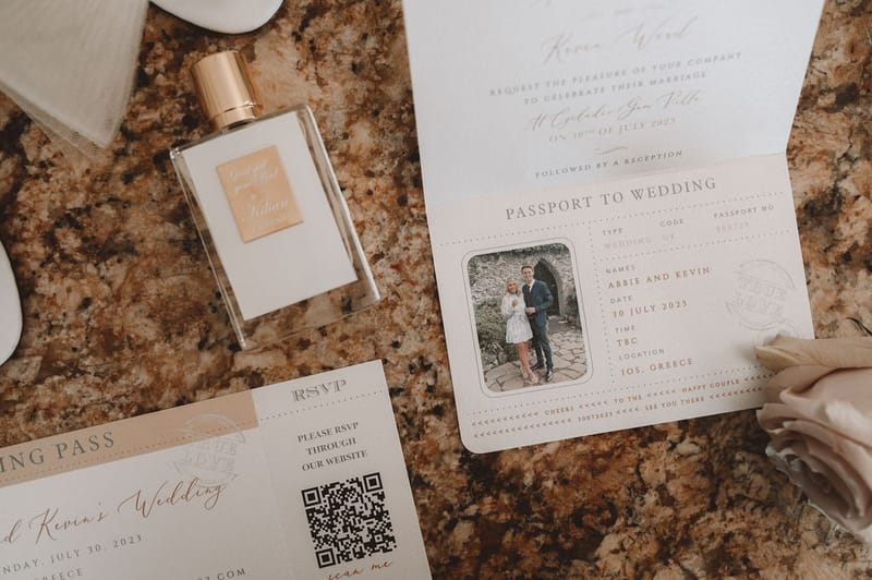 Abbie & Kevin Wedding in Ios Island