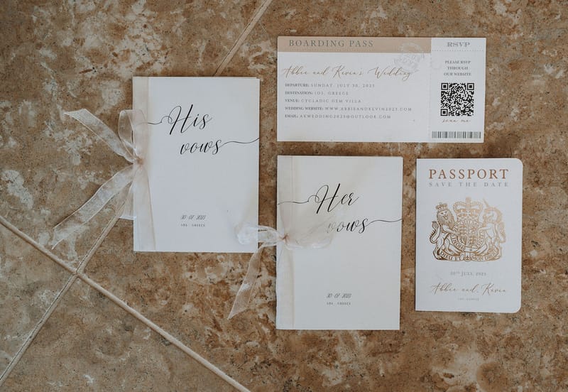 Abbie & Kevin Wedding in Ios Island