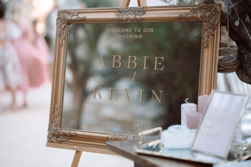 Abbie & Kevin Wedding in Ios Island