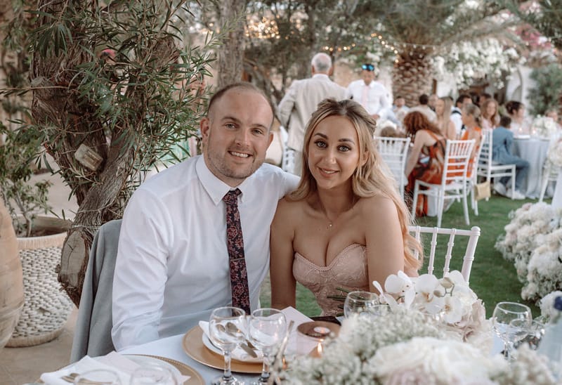 The dinner and toasts