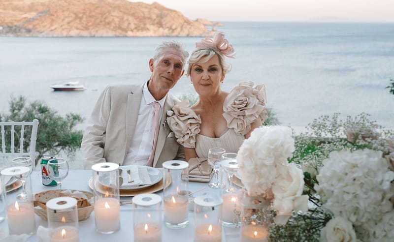 The dinner and toasts