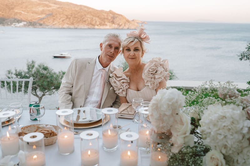 The dinner and toasts