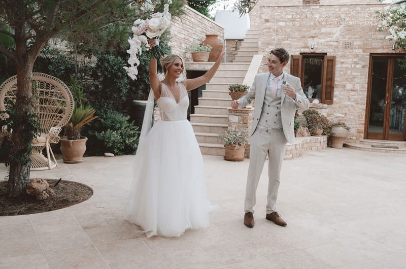 The dinner and toasts