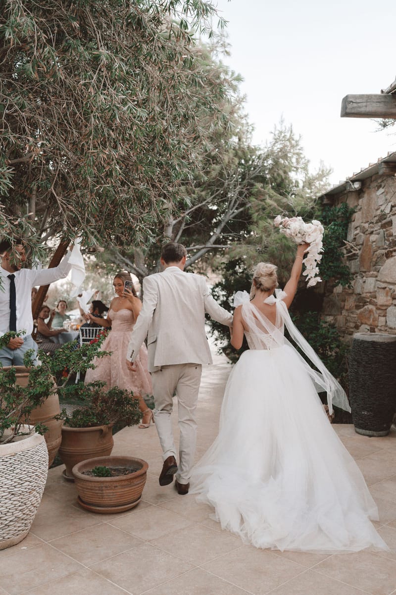 The dinner and toasts