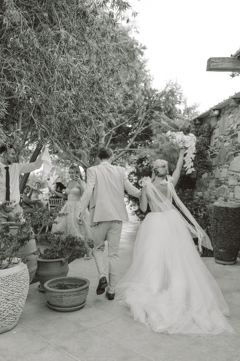 The dinner and toasts