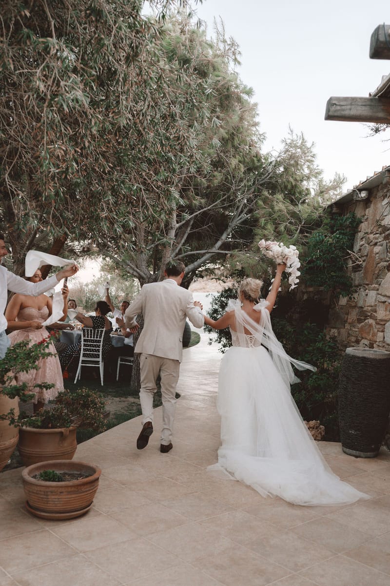 The dinner and toasts