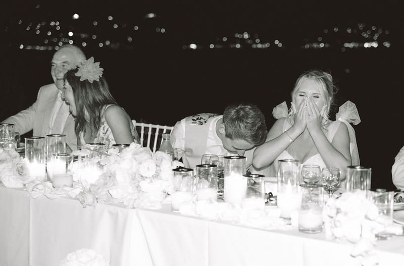 The dinner and toasts