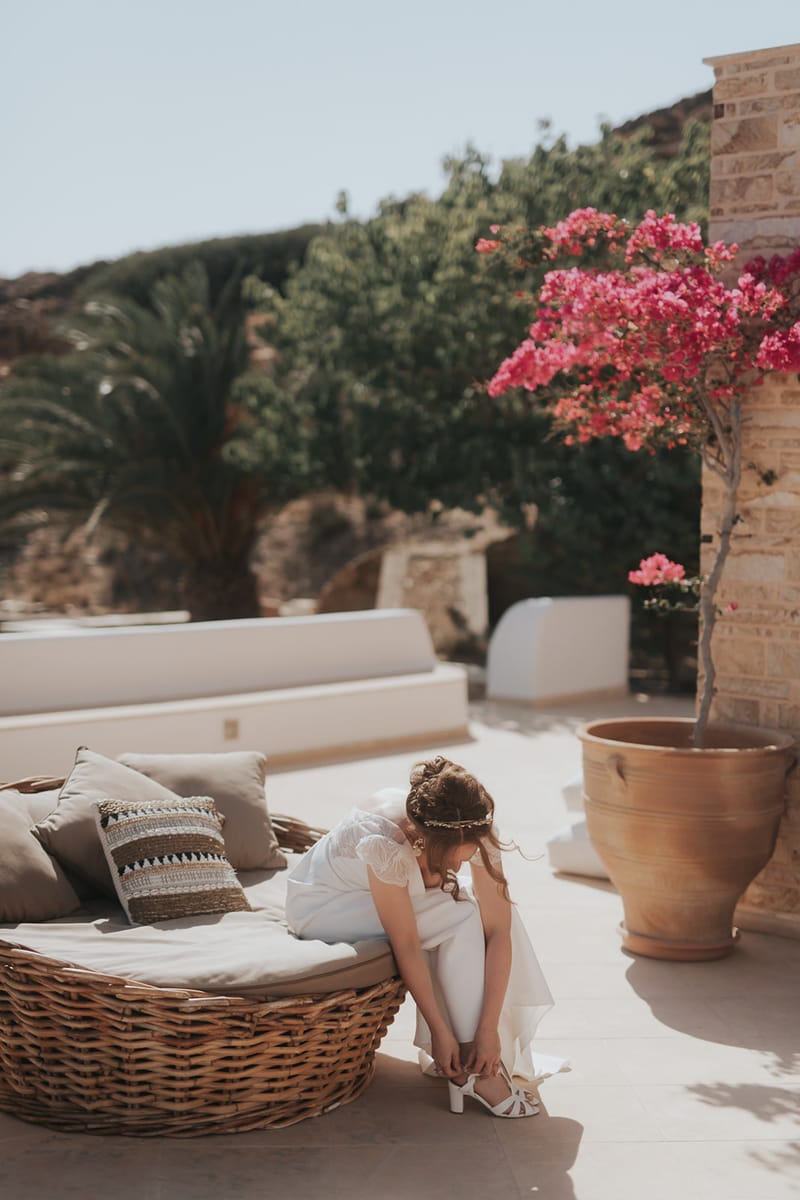 Solene & Vincent Wedding in Ios Island