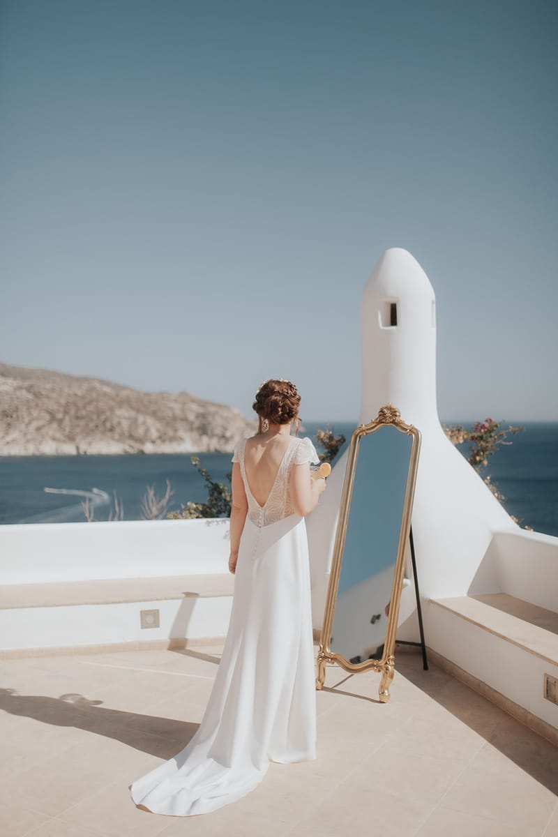 Solene & Vincent Wedding in Ios Island