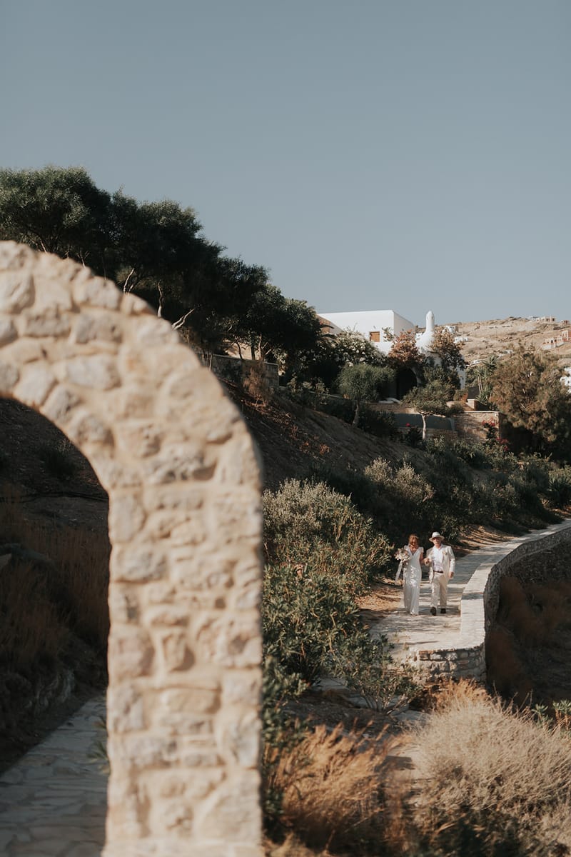 Solene & Vincent Wedding in Ios Island