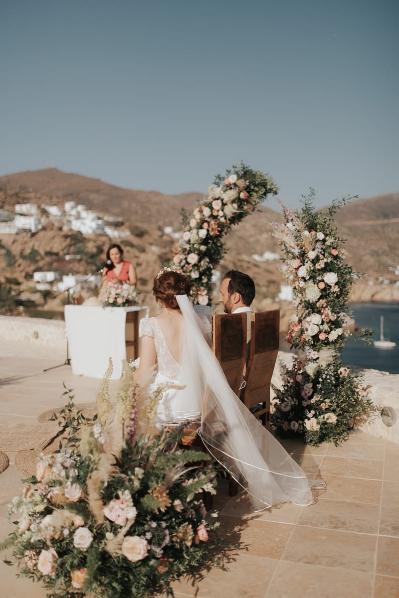 Solene & Vincent Wedding in Ios Island