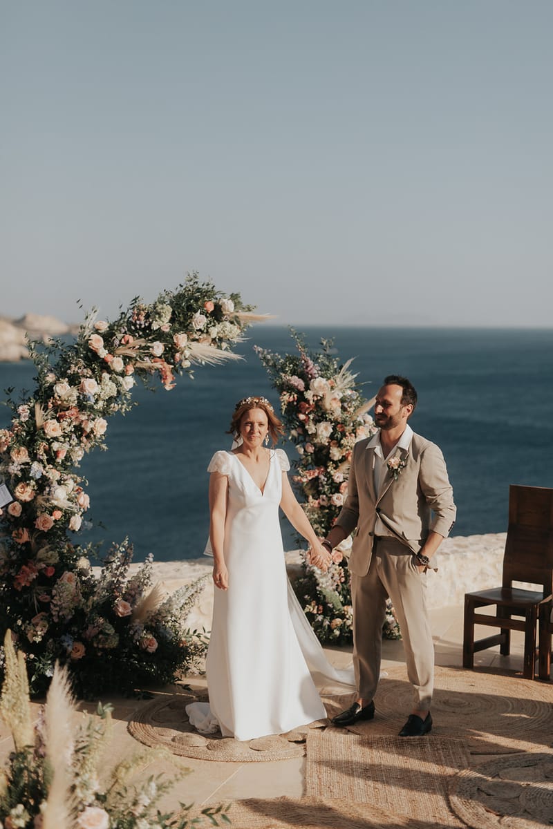 Solene & Vincent Wedding in Ios Island