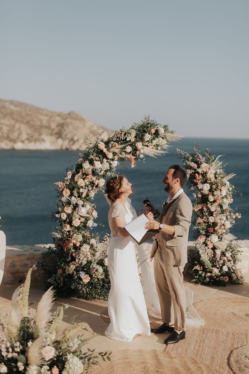Solene & Vincent Wedding in Ios Island