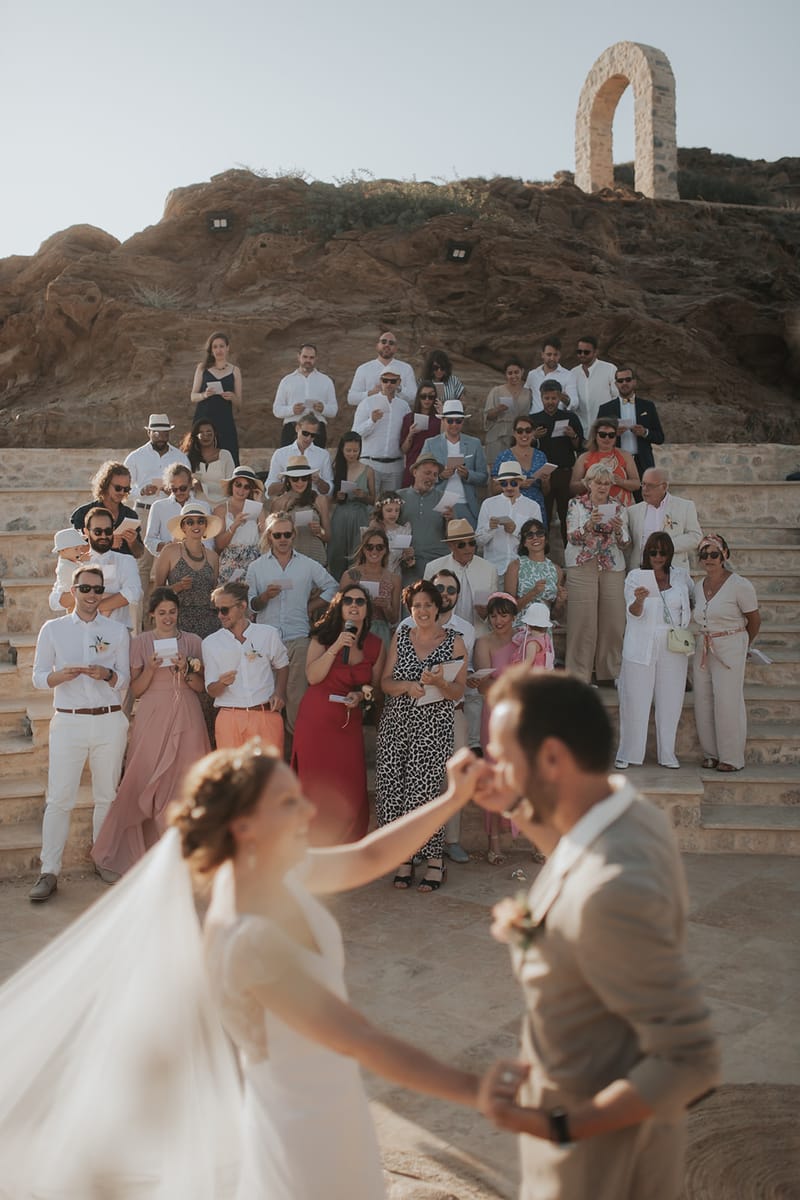 Solene & Vincent Wedding in Ios Island