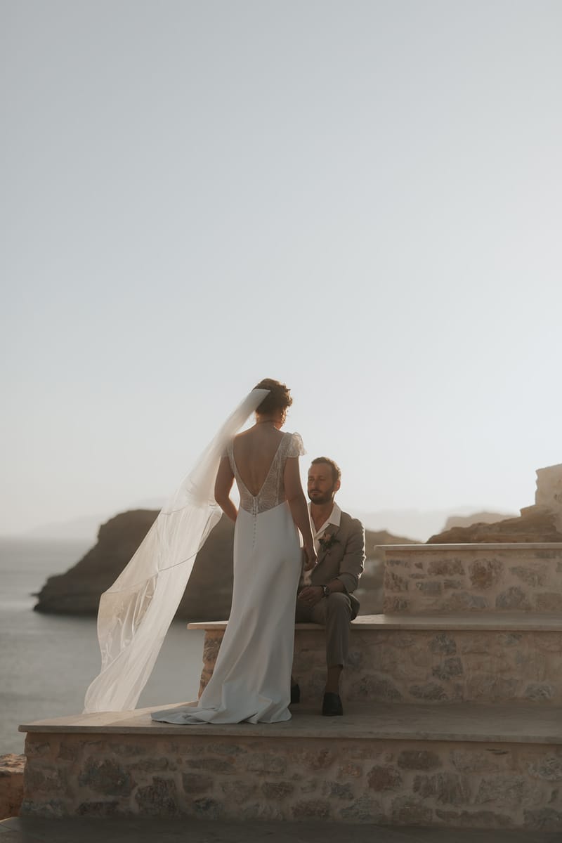 Solene & Vincent Wedding in Ios Island