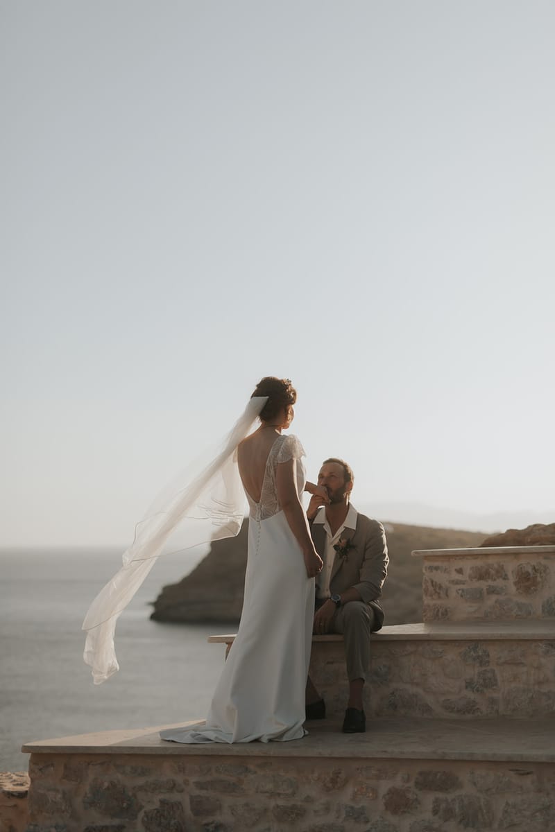 Solene & Vincent Wedding in Ios Island