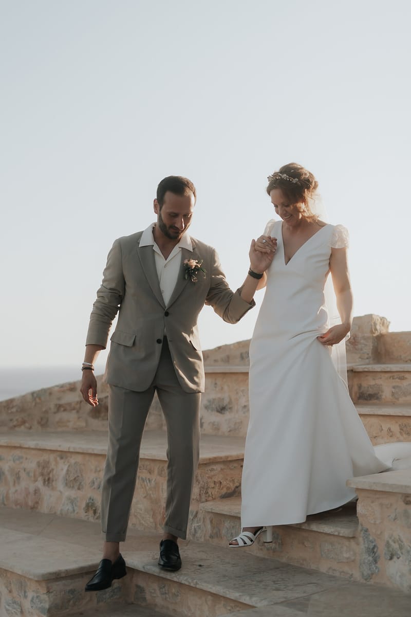 Solene & Vincent Wedding in Ios Island