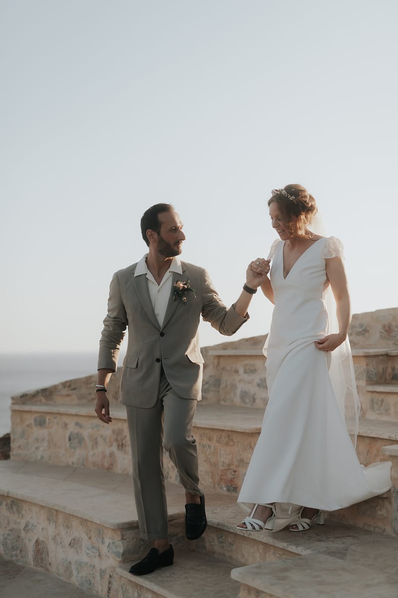 Solene & Vincent Wedding in Ios Island