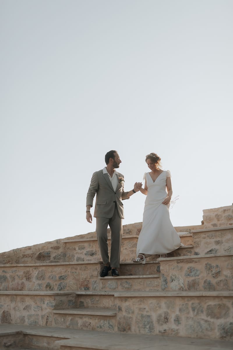 Solene & Vincent Wedding in Ios Island