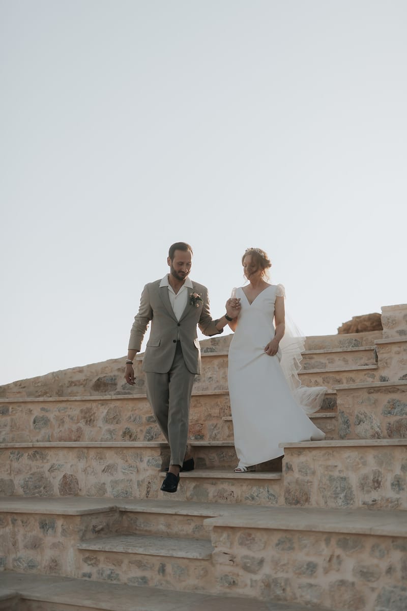 Solene & Vincent Wedding in Ios Island