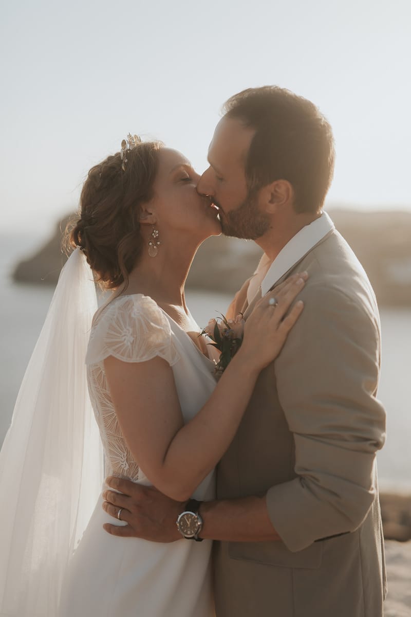 Solene & Vincent Wedding in Ios Island
