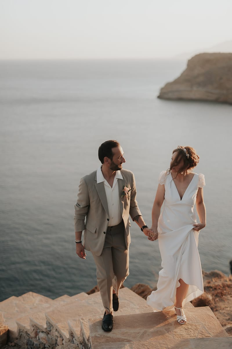 Solene & Vincent Wedding in Ios Island