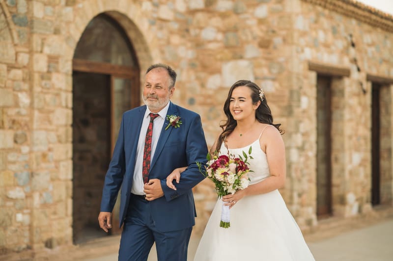 Stephanie & Dan Wedding at Pyrgos Petreza in Athens