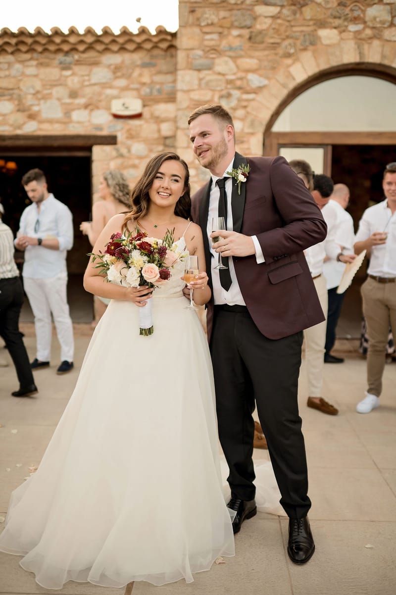 Stephanie & Dan Wedding at Pyrgos Petreza in Athens